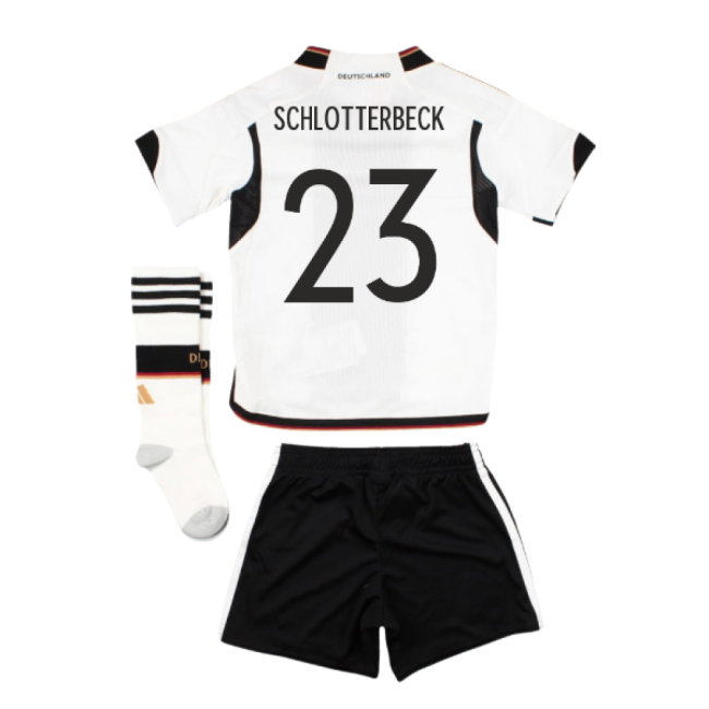 2022-2023 Germany Home Mini Kit (Schlotterbeck 23)-SoccerKits Hub | Buy Soccer Jerseys Online